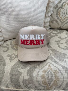 Ascot and hart Christmas trucker hat